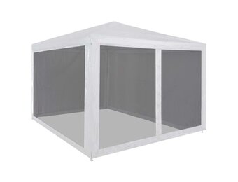 vidaXL Partytent met 4 mesh zijwanden 3x3 m