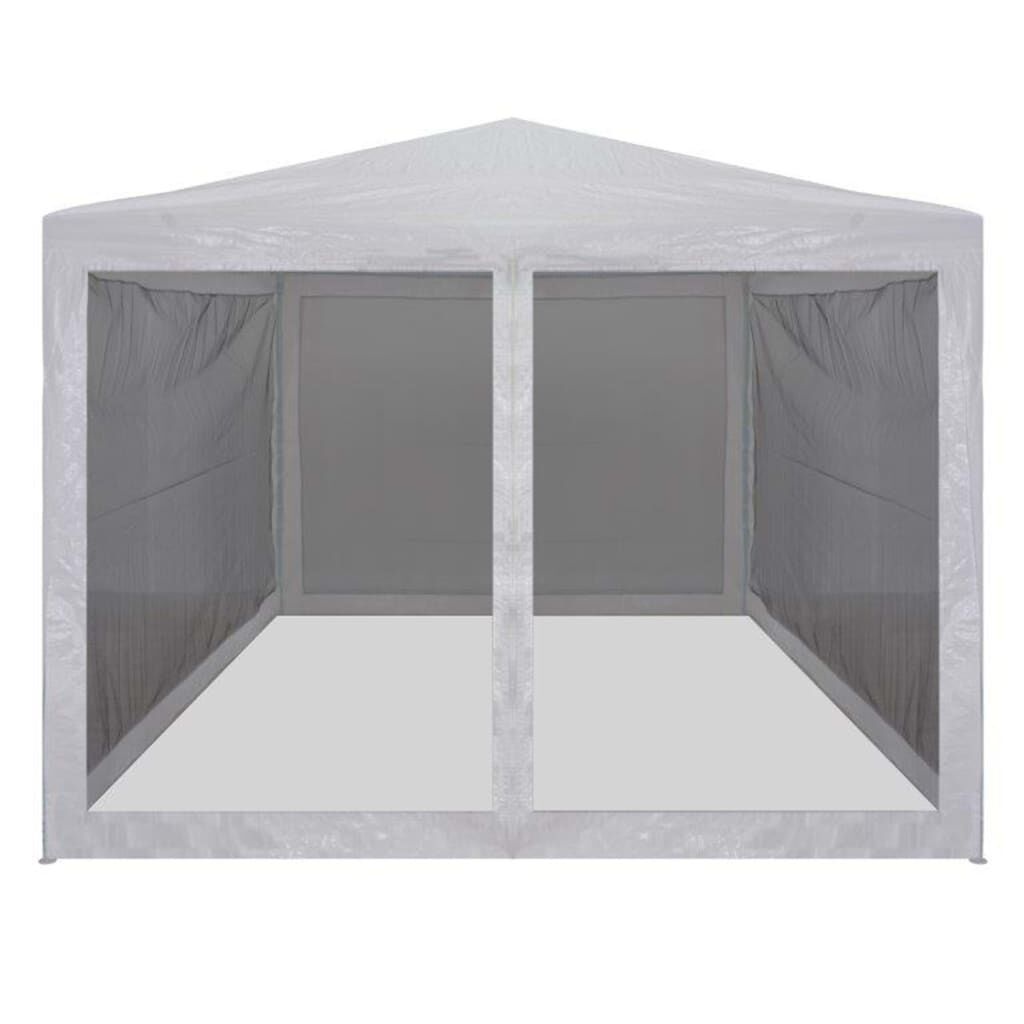 vidaXL Partytent met 4 mesh zijwanden 3x3 m