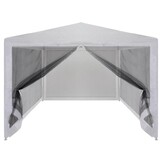 vidaXL Partytent met 4 mesh zijwanden 3x3 m