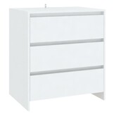 Dressoir 70x41x75 cm Bewerkt Hout Wit - 54% Korting