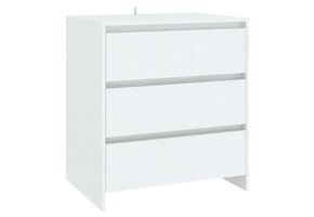 Dressoir 70x41x75 cm Bewerkt Hout Wit - 54% Korting