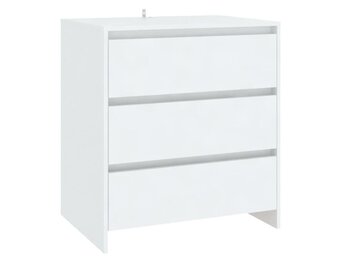 Dressoir 70x41x75 cm Bewerkt Hout Wit - 54% Korting