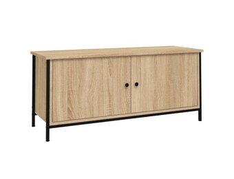 vidaXL Tv-meubel 102x35x45 cm bewerkt hout sonoma eikenkleurig