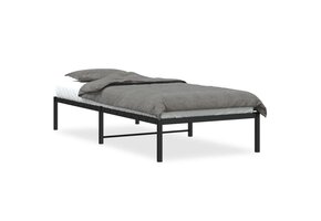 VidaXL Bedframe Metaal Zwart 90x190 cm - 34% Korting!