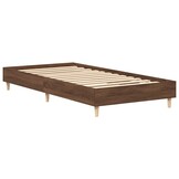 vidaXL Bedframe zonder matras 90x200 cm spaanplaat bruin eiken