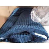 vidaXL Bank Marineblauw 126 x 81 x 87,5 cm Polyester