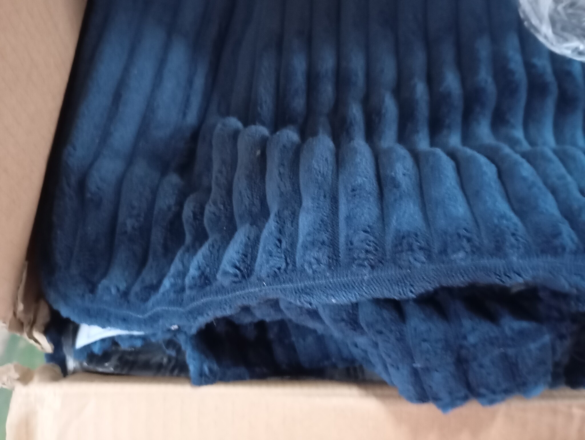vidaXL Bank Marineblauw 126 x 81 x 87,5 cm Polyester