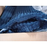 vidaXL Bank Marineblauw 126 x 81 x 87,5 cm Polyester
