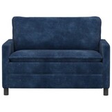 vidaXL Bank Marineblauw 126 x 81 x 87,5 cm Polyester