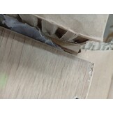 vidaXL Salontafel Artisan Eiken 102 x 55 x 45 cm Bewerkt hout