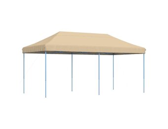 vidaXL Partytent inklapbaar pop-up 580x292x315 cm beige