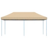 vidaXL Partytent inklapbaar pop-up 580x292x315 cm beige