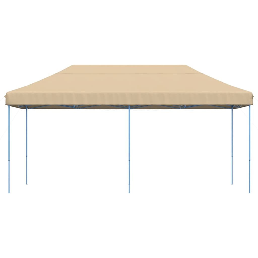 vidaXL Partytent inklapbaar pop-up 580x292x315 cm beige