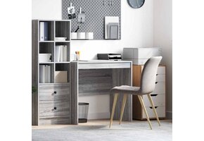 Bureau Grijs Sonoma 80x50x76 cm - 34% Korting