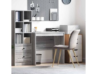 vidaXL Bureau Grijs Sonoma 80 x 50 x 76 cm