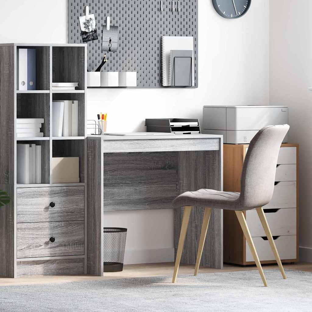vidaXL Bureau Grijs Sonoma 80 x 50 x 76 cm