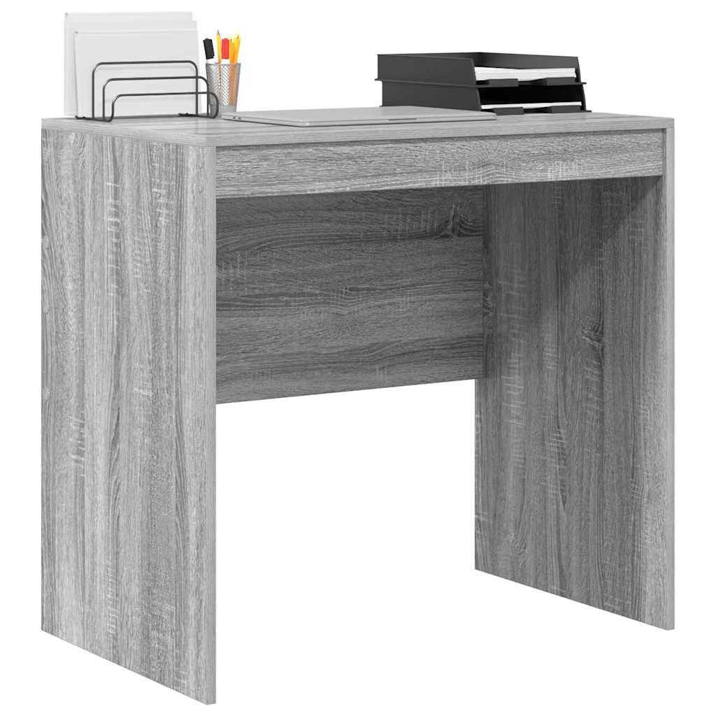 vidaXL Bureau Grijs Sonoma 80 x 50 x 76 cm