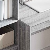 vidaXL Bureau Grijs Sonoma 80 x 50 x 76 cm