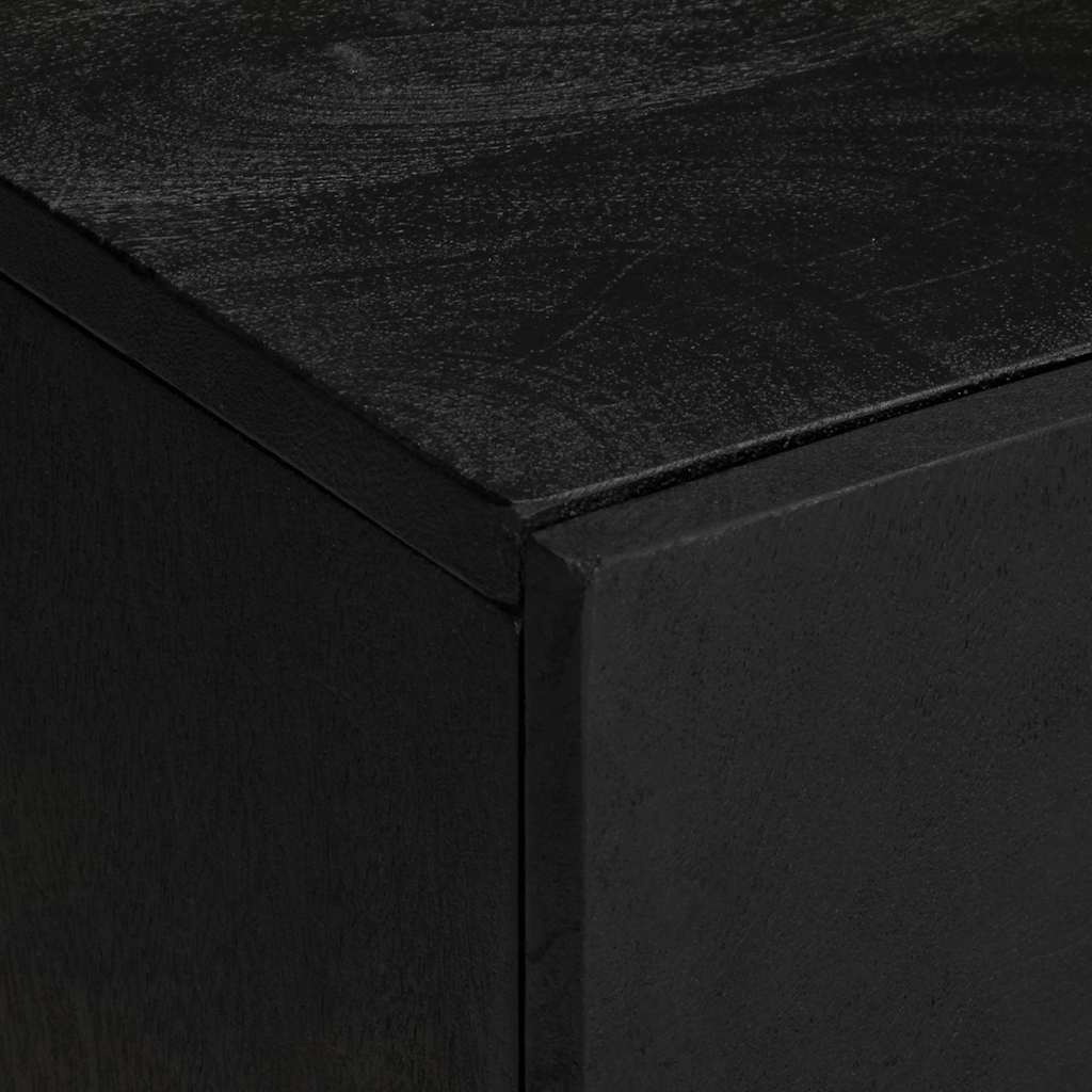 vidaXL Wastafelkast 62x33x58 cm bewerkt hout zwart