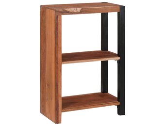 vidaXL Boekenkast Bruin 50 x 30 x 75 cm Massief Acaciahout
