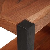 vidaXL Boekenkast Bruin 50 x 30 x 75 cm Massief Acaciahout