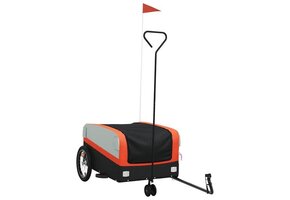 Fietskar 45 kg Zwart/Oranje - Ideaal voor Transport