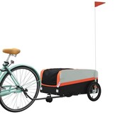 Fietskar 45 kg Zwart/Oranje - Ideaal voor Transport