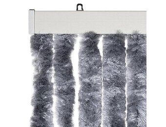 Vliegengordijn Chenille 90x220 cm Zilver - 34% Korting!