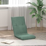 VidaXL Verstelbare Vloerstoel Zeegroen Fluweel - 34% Korting!