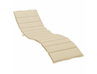 Ligbedkussen Beige Oxford Stof 200x60x3 cm - 33% Korting