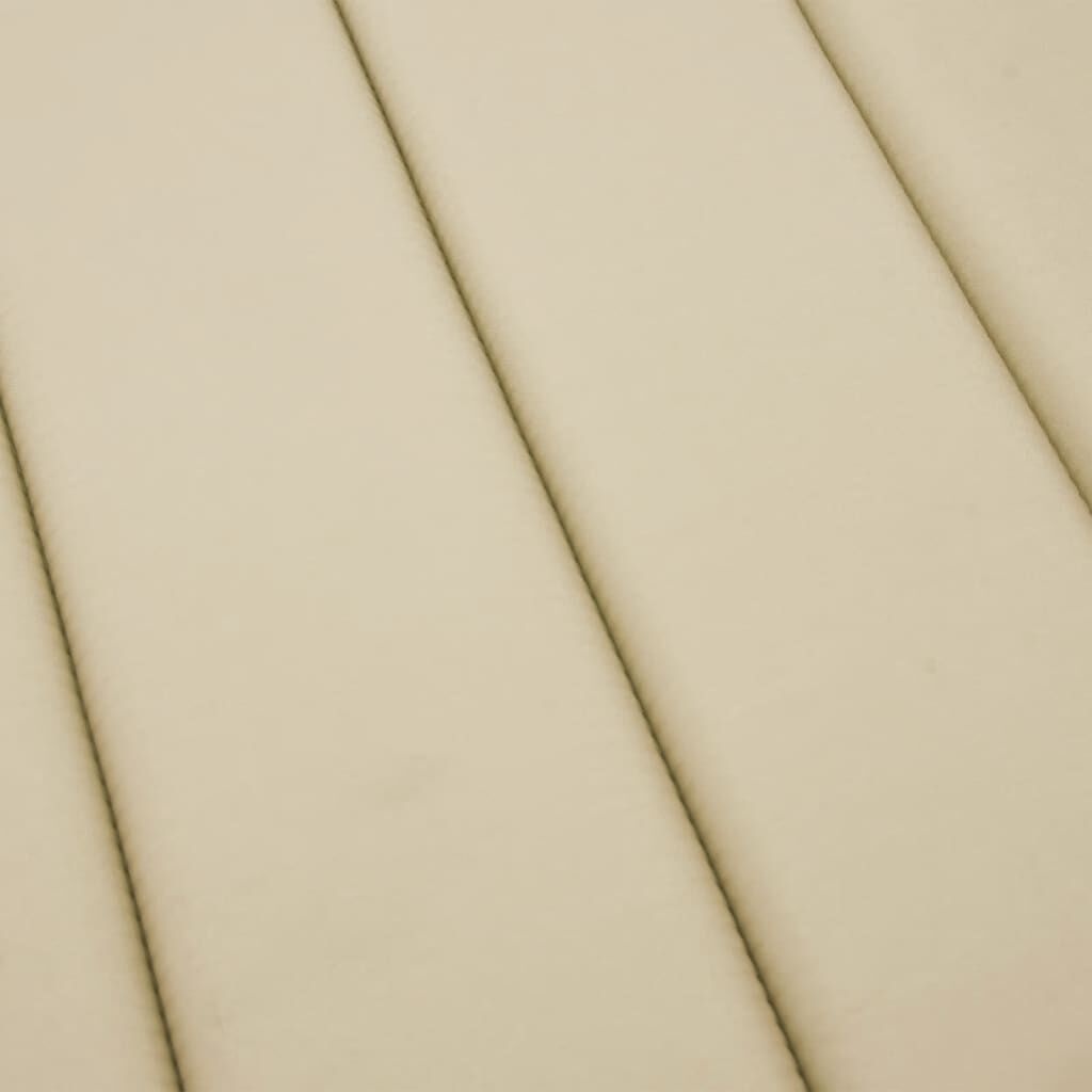 Ligbedkussen Beige Oxford Stof 200x60x3 cm - 33% Korting