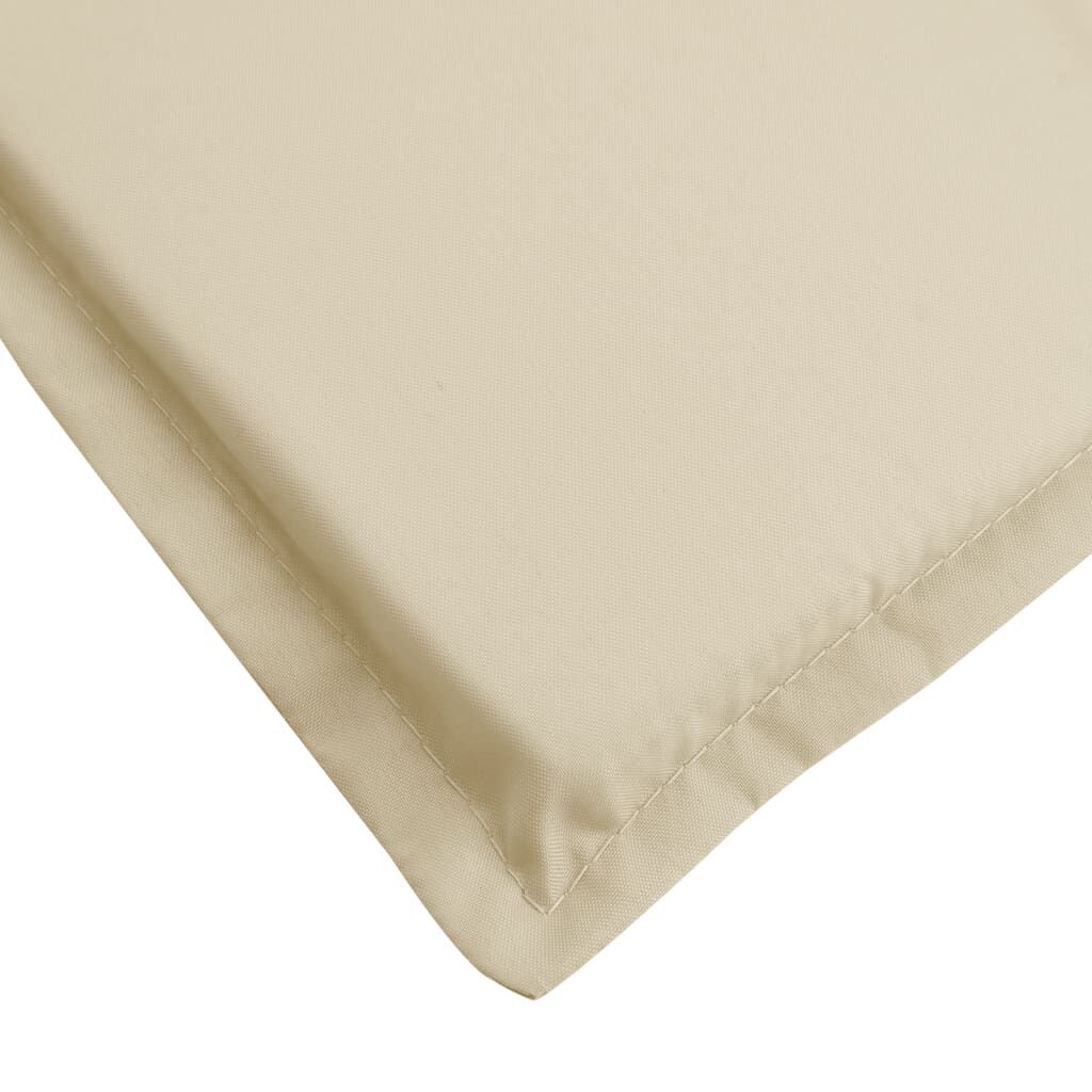 Ligbedkussen Beige Oxford Stof 200x60x3 cm - 33% Korting