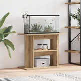 Aquariumstandaard Eikenhout 80x35x60 cm - 34% Korting