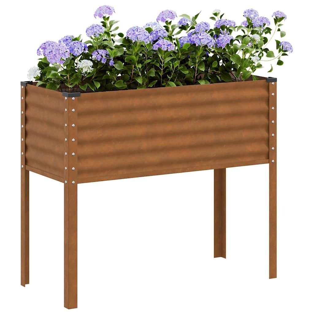 Plantenbak Staal 100x45x90 cm - Weerbestendig & Ruim (52% Korting)