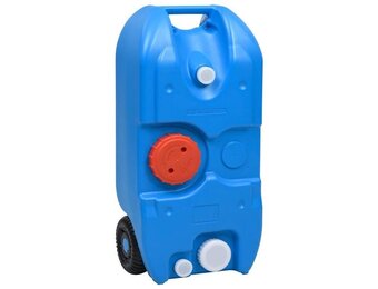 VidaXL Watertank op wielen 40L Blauw - 34% Korting!