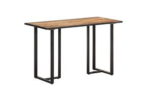Eettafel 120 cm Ruw Mangohout - 34% Korting