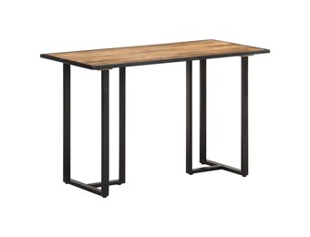 Eettafel 120 cm Ruw Mangohout - 34% Korting