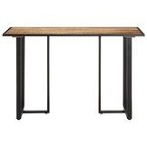 Eettafel 120 cm Ruw Mangohout - 34% Korting
