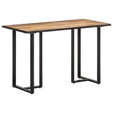 Eettafel 120 cm Ruw Mangohout - 34% Korting
