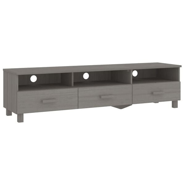 TV-meubel Grenenhout Lichtgrijs (158cm) - 33% Korting