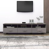 TV-meubel Grenenhout Lichtgrijs (158cm) - 33% Korting
