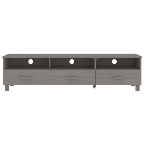 TV-meubel Grenenhout Lichtgrijs (158cm) - 33% Korting
