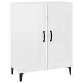 Dressoir 69,5x34x90 cm bewerkt hout hoogglans wit - 53% korting