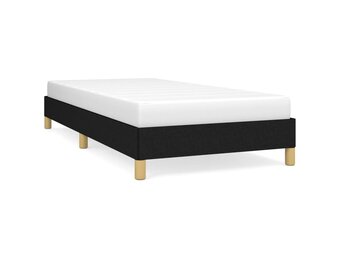 Zwart Bedframe van Stof 90x190 cm - 34% Korting