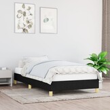 Zwart Bedframe van Stof 90x190 cm - 34% Korting