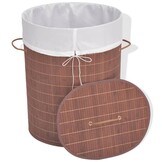 VidaXL Wasmand Ovaal Bamboe Bruin 32% Korting