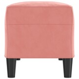 Roze Fluweel Bankje 100cm - 34% Korting!