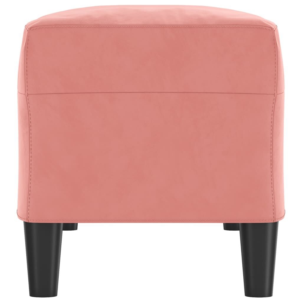 Roze Fluweel Bankje 100cm - 34% Korting!