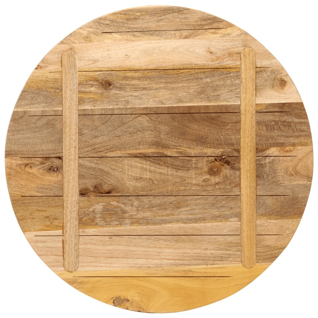 Rond Tafelblad Mangohout Massief Ø 90 cm - 35% Korting