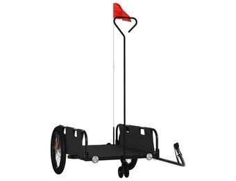 VidaXL Fietstrailer met Oxford Stof en IJzer Frame - Zwart (34% Korting)